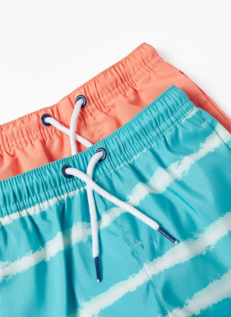 زيبي Pack 2 Swim Shorts for Baby Boys