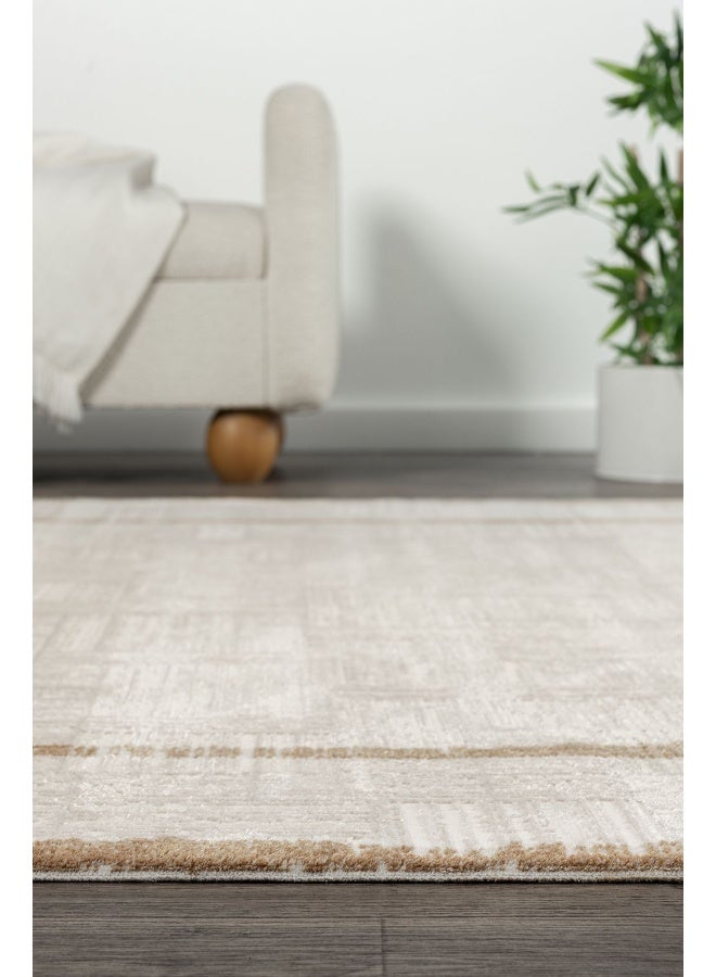 Koza Home Koza Hali Koza Premium Lara Gold Carpet A0250D Living Room Sitting Room Bedroom Corridor Machine Carpet 160 x 230 - Image 1