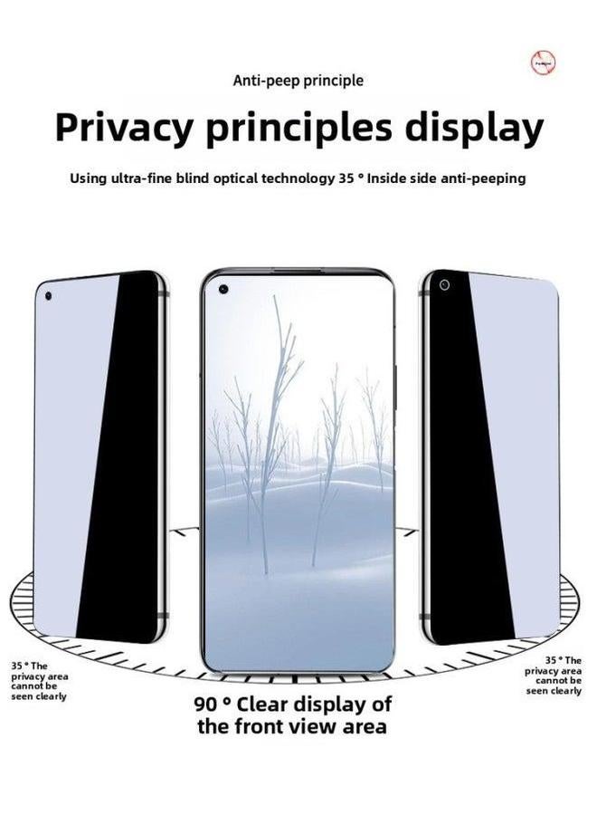For Oppok10 Anti-Peep Film K11/K9/K10Pro Full Screen K11x/K10x/K9S Tempered K9/K9x-Colour:Tips [privacy Will Affect Fingerprint Unlocking★If You Mind, Please Take Photos Of Other Models-Size:OPPO K9s - Image 2