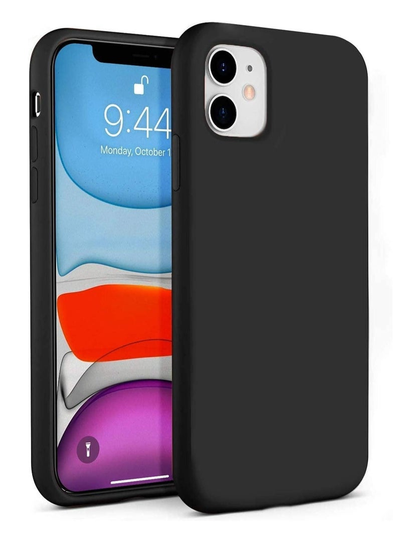 MIGOFAST iPhone 11 Soft Liquid Silicone Gel Case Full Body Shockproof Rubber Protection Matte Finish Cover Soft Microfiber Lining Cushion Slim Back Case - Image 1