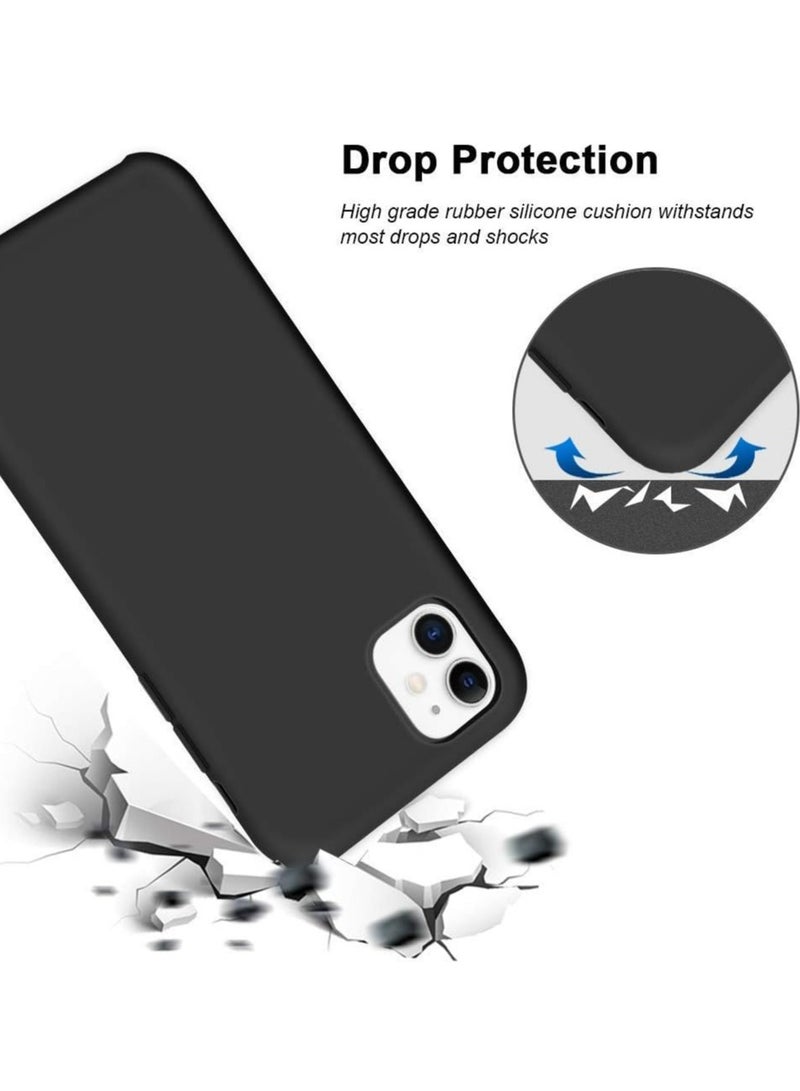MIGOFAST iPhone 11 Soft Liquid Silicone Gel Case Full Body Shockproof Rubber Protection Matte Finish Cover Soft Microfiber Lining Cushion Slim Back Case - Image 3