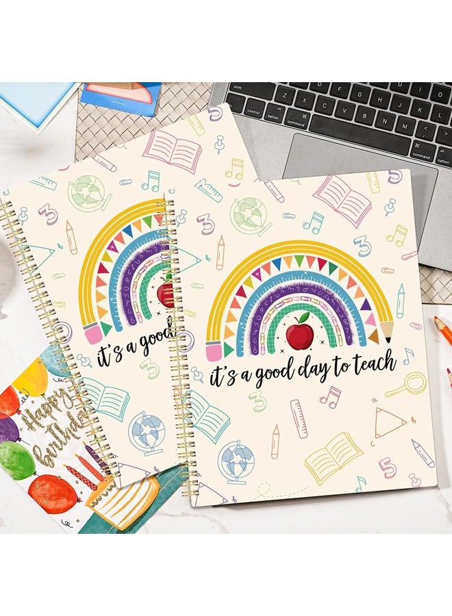Lortarl Undated Teacher Planner - Teacher Planners 8.5 x 11, Teachers Lesson Plan Book, Teachers Lesson Planner 2026-2027 with Stickers and Inner Pocket - Image 2