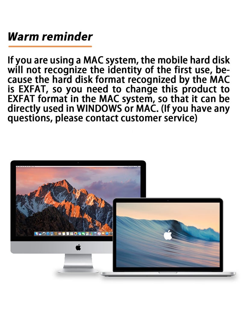 Newsmy - Expansion Portable External Hard Drive 1TB Hard Drive 2.5 Inch USB3.0 HDD Storage，The most important feature: Dual disk design, more secure data storage - Image 1