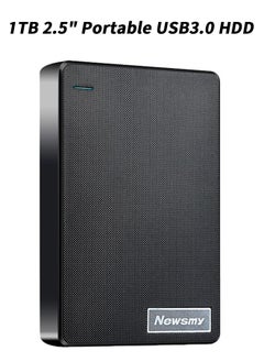 Newsmy Expansion Portable External Hard Drive 1TB Hard Drive 2.5 Inch USB3.0 HDD Storage，The most important feature: Dual disk design, more secure data storage  - Image 1
