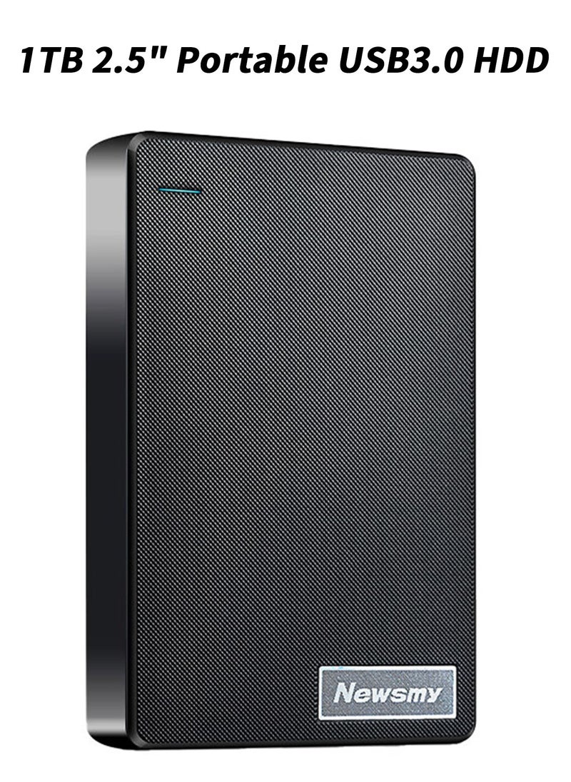 Newsmy - Expansion Portable External Hard Drive 1TB Hard Drive 2.5 Inch USB3.0 HDD Storage，The most important feature: Dual disk design, more secure data storage - Image 1