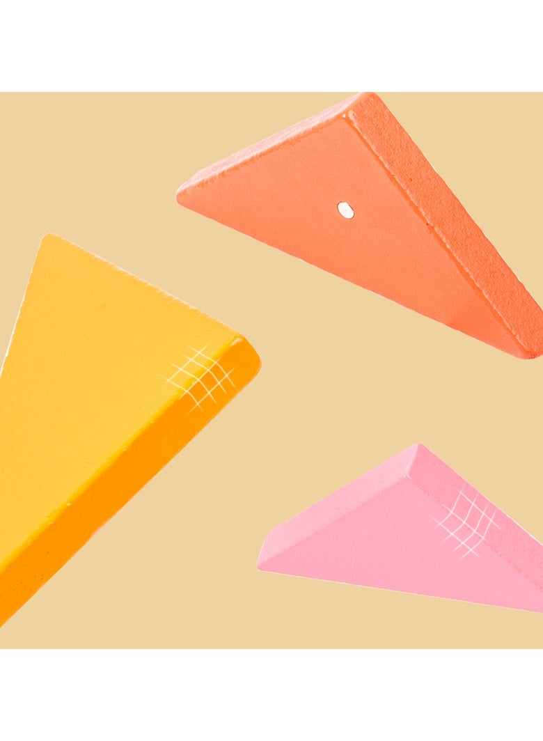 أحجية خشبية تانجرام مغناطيسية، كتاب مكعبات بنمط مغناطيسي، لعبة تعليمية هدية لإثارة العقل للأطفال من سن 3 سنوات فما فوق - Image 2