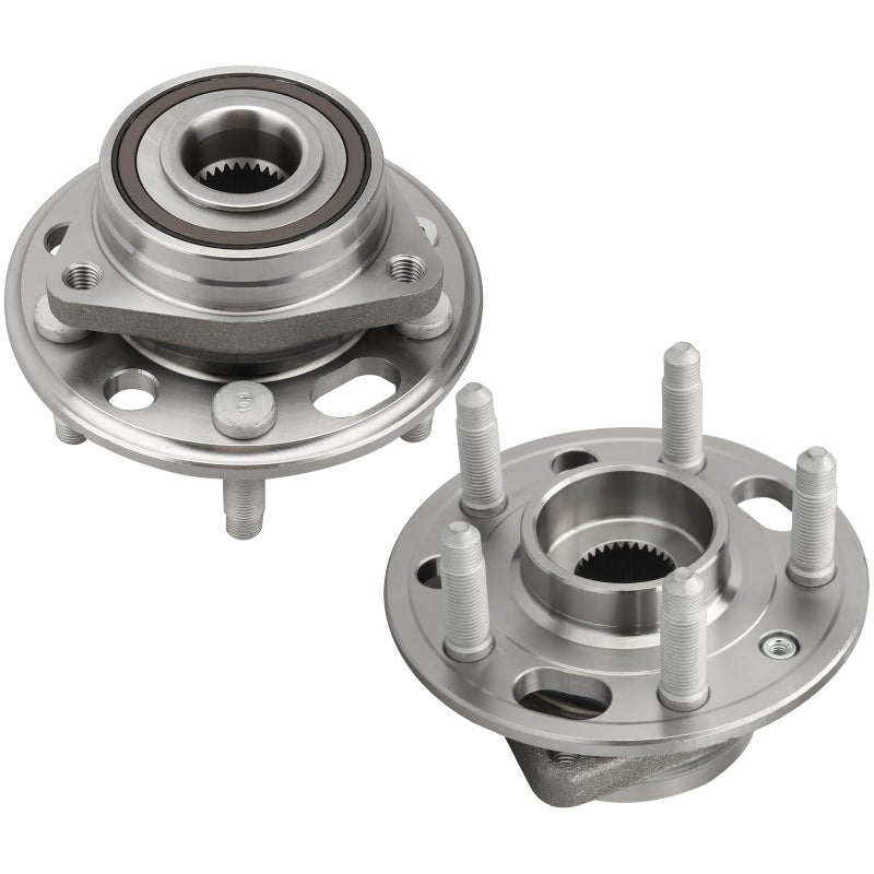MAYASAF 513288 2 Pack Front Wheel Hub Bearing Assembly 5 Lugs wABS for Buick AllureLacrosseRegal for Cadillac CTSXTS for Chevy EquinoxImpalaMalibuTerrain for Saab 95 2 Pcs