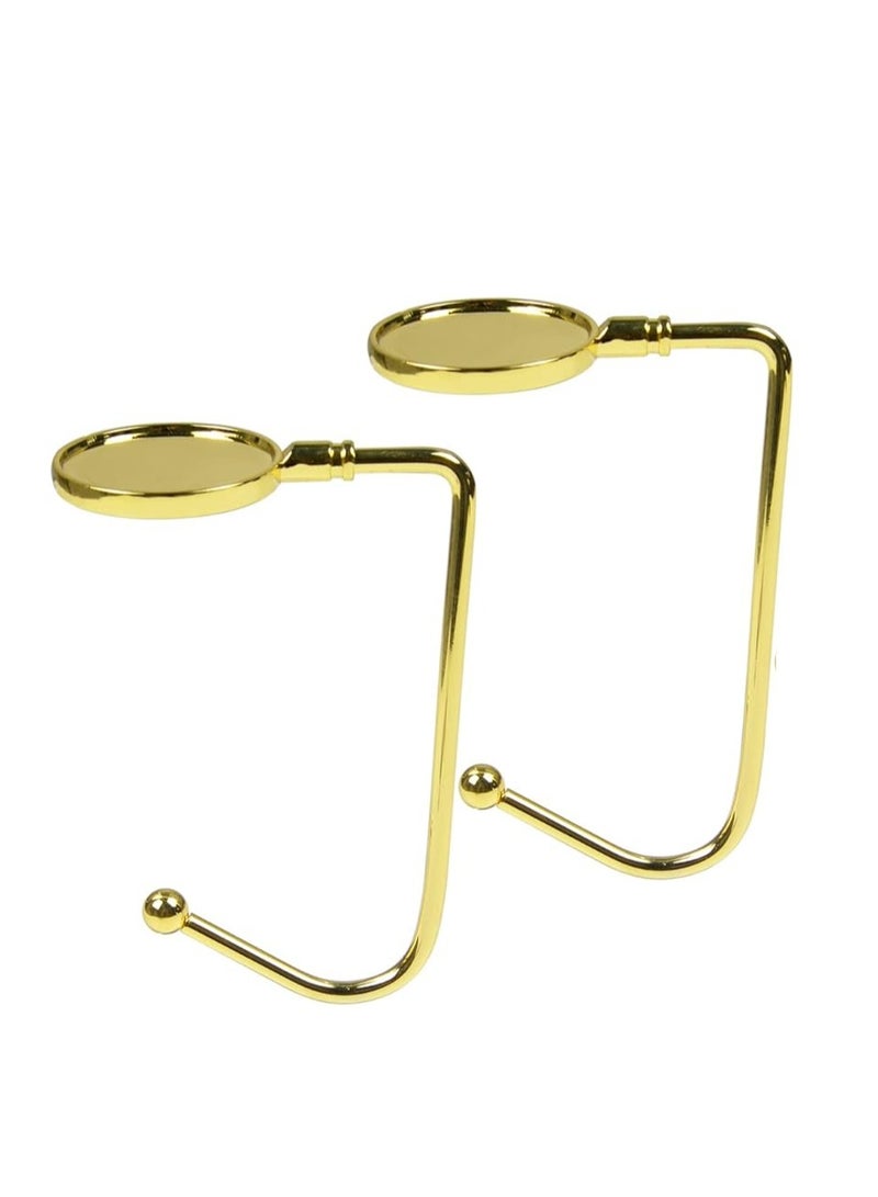 Vitacelli 2-Pack Metal Hook Hangers – Safety Grip Clips for Bags, Stockings & Party Decorations – Mantel & Table Hanging Hooks  - Image 1