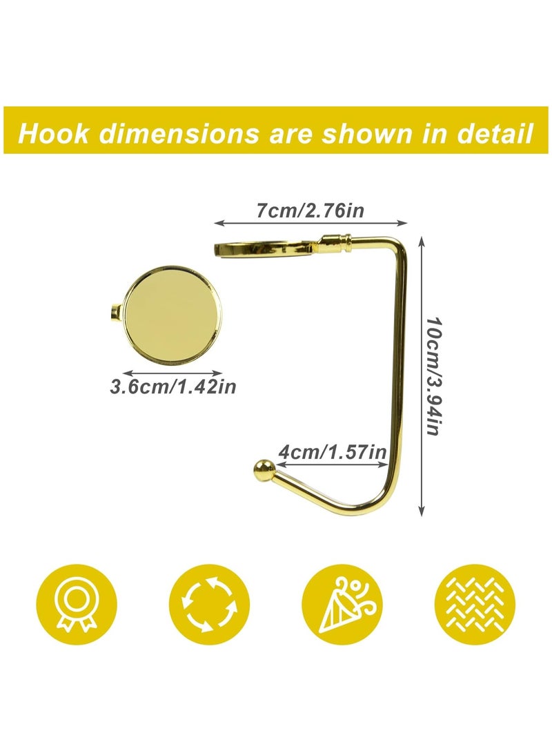 Vitacelli 2-Pack Metal Hook Hangers – Safety Grip Clips for Bags, Stockings & Party Decorations – Mantel & Table Hanging Hooks  - Image 4