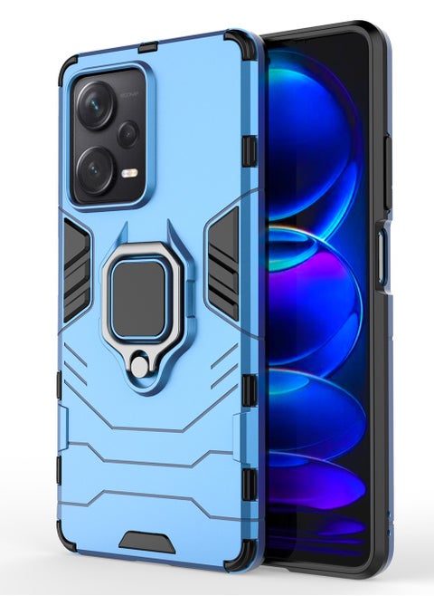 Redmi Note12 PRO+ 5G Case Cover with Bracket, Kickstand Shell Back Cover Scratch-Resistant Shock-Absorbing Protector Accessories Kickstand Stand Magnetic Car Ring Holder Protection