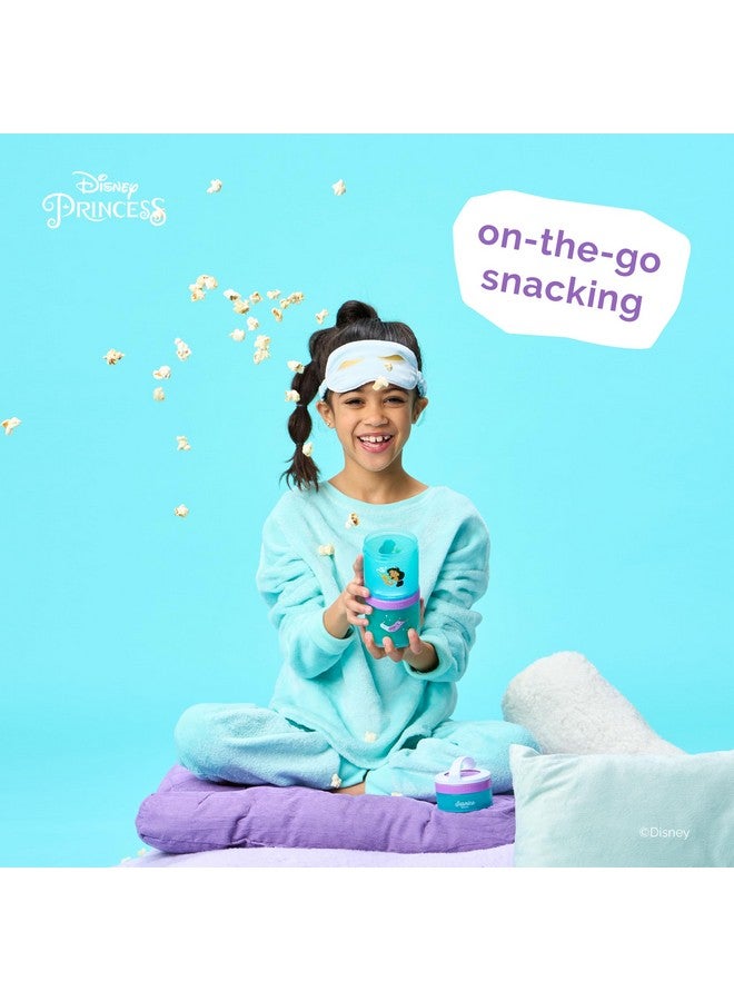 Whiskware Disney Princess Aladdin, Stackable Snack Containers for Kids, 3 Stackable Snack Cups for School or Travel, Backpack and Cupholder Friendly, Jasmine and Magic Carpet - Image 5