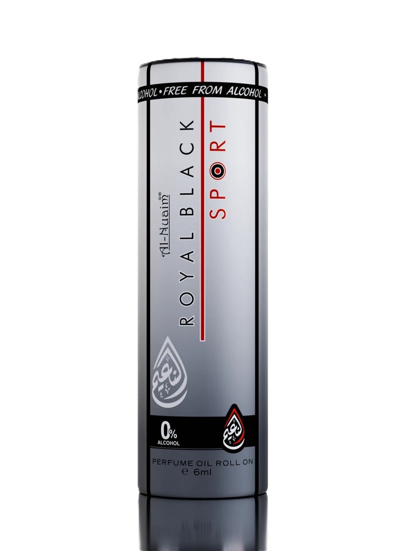 Al Nuaim Al-Nuaim Barrel Series Royal Black Sport Attar Roll On Perfume Oil 6ml | Alcohol Free Concentrated Ittar for Men & Women | Long Lasting Fresh Aquatic Woody Musky Fragrance | Premium Arabic Perfume Oil Pocket Size - Image 3