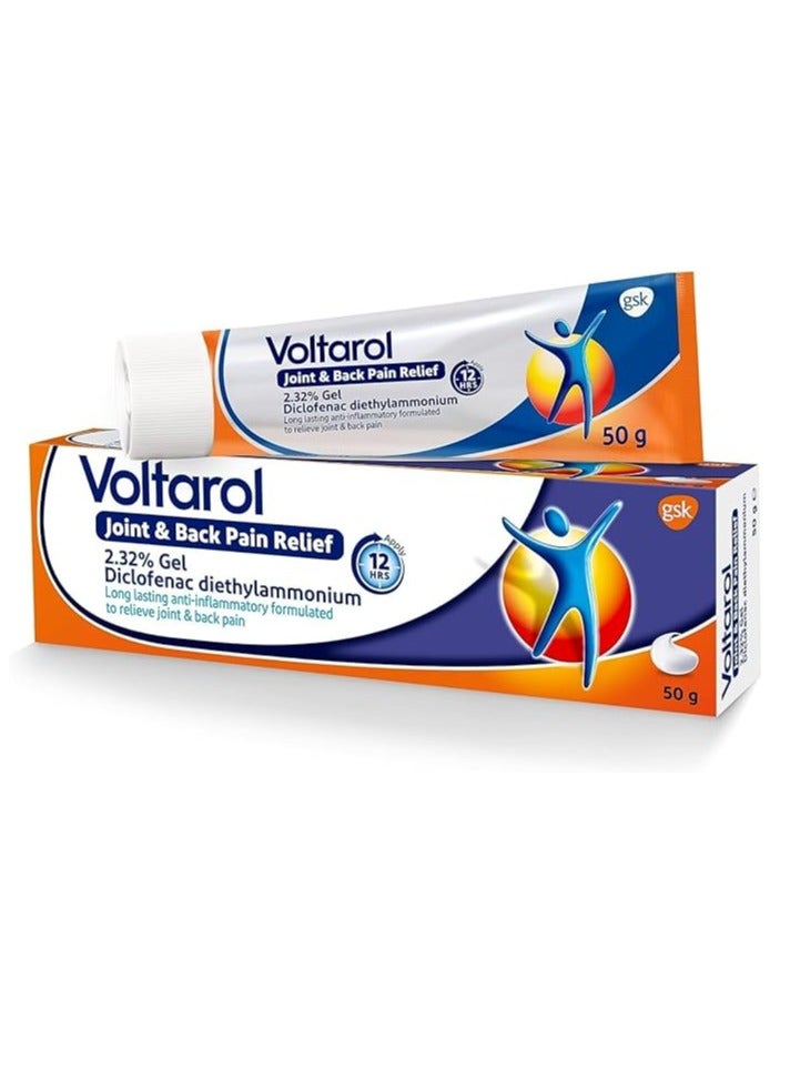 gsk جل فولتارول لتخفيف آلام المفاصل لمدة 12 ساعة 50 جرام - Image 1