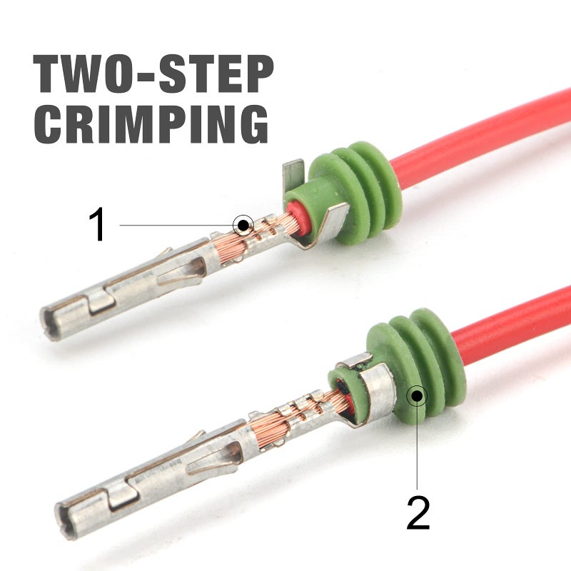 IWISS iCrimp Weather Pack Crimper Tools for Delphi APTIV Packard Weather Pack Terminals Metri-Pack Connectors for Sealed Terminals - Image 3