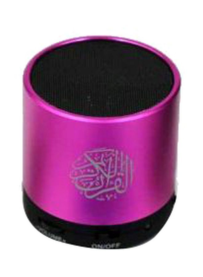 NIBEMINENT Quran Speaker With Remote Controller Pink/Black