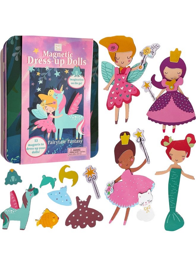هابينيست مجموعة دمى هابينست المغناطيسية للفتيات، لعبة تلبيس خيالية من عالم القصص الخيالية، مناسبة للأعمار من 4 و5 و6 و7 سنوات - Image 1