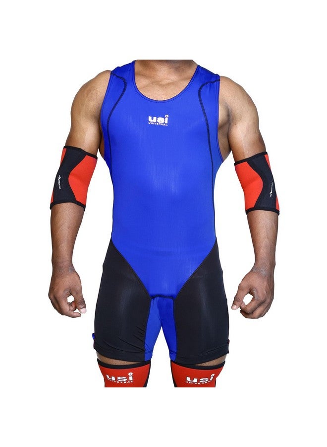 USI UNIVERSAL بدلة رفع الأثقال العالمية للرجال USI (419WTM) (أزرق، S) - Image 1