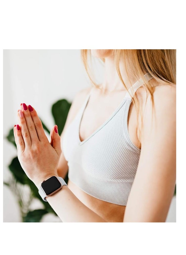 Generic - Generic Silicone Watch Bracelet From Liger Compatible With Apple Watch 38 MM 40 MM Version 1/2 / 3/4 White Color - Image 1