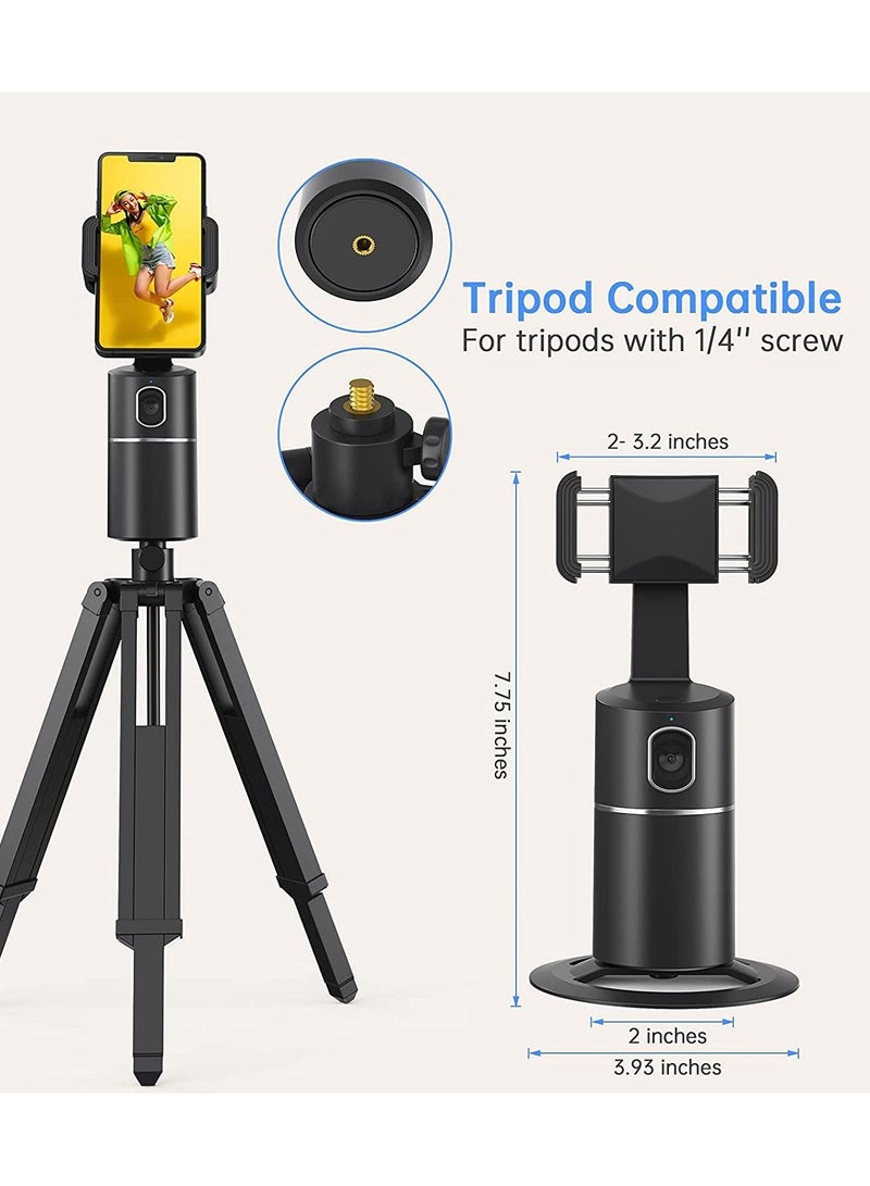 Tamona 360° Auto Smart Tracking Mobile Holder -White - Image 5