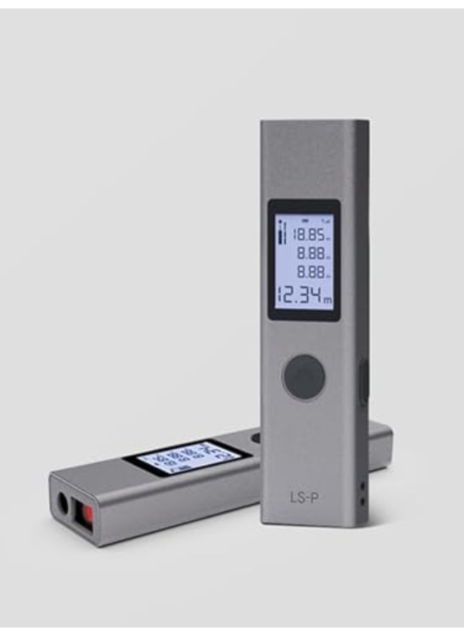 ATuMan LS-P Laser Measure 11 in 1 Digital Laser Distance Meter, Super Long Battery Life, M/in/Ft Unit Switching Backlit LCD and Pythagorean Mode, Measure Distance, Area and Volume (131 Feet)