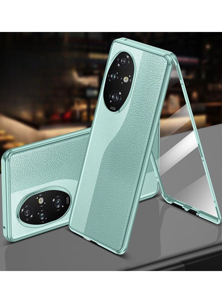 general 360 Full Case Compatible with Honor 200 Pro Case Tempered Glass Leather Cover Shell Double Sided Protection Metal Bumper For Honor 200 Pro