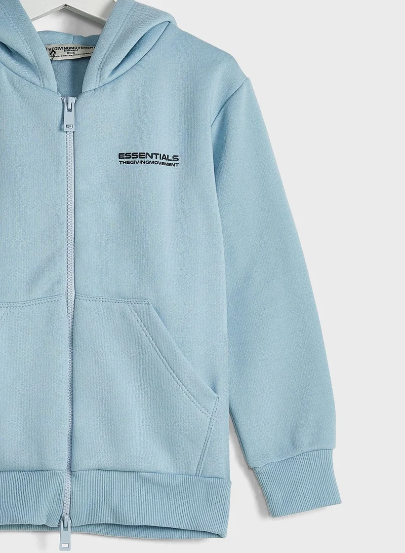 The Giving Movement Lounge Regular Zip Hoodie