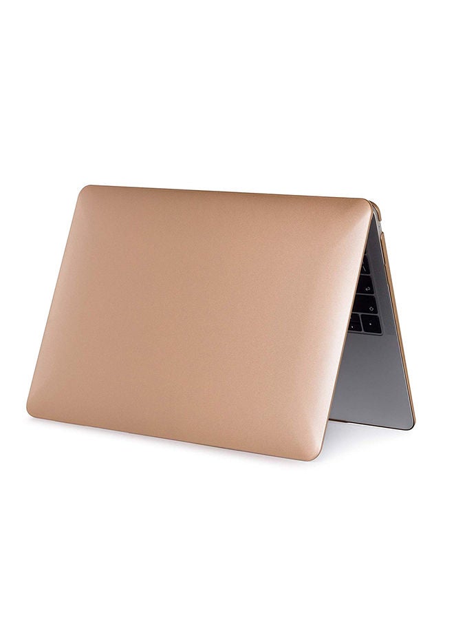 O Ozone Hard Case For MacBook Pro 14 inch A2442 2021 MacBook Pro 14.2 with M1 Pro / M1 Max Chip and Touch ID Protective Plastic Hard Shell Case Cover - Gold  - Image 4