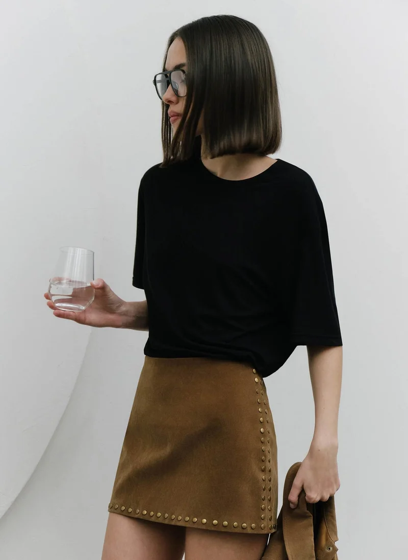 Lichi Loose-fitting jersey T-shirt