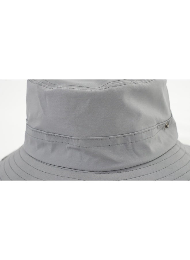 NIBEMINENT Men Women Sun Hat Cowboy Hat with Straw Wide Brim Bucket Breathable Boonie Hats for Fishing, Hiking, Garden, Beach - Image 2