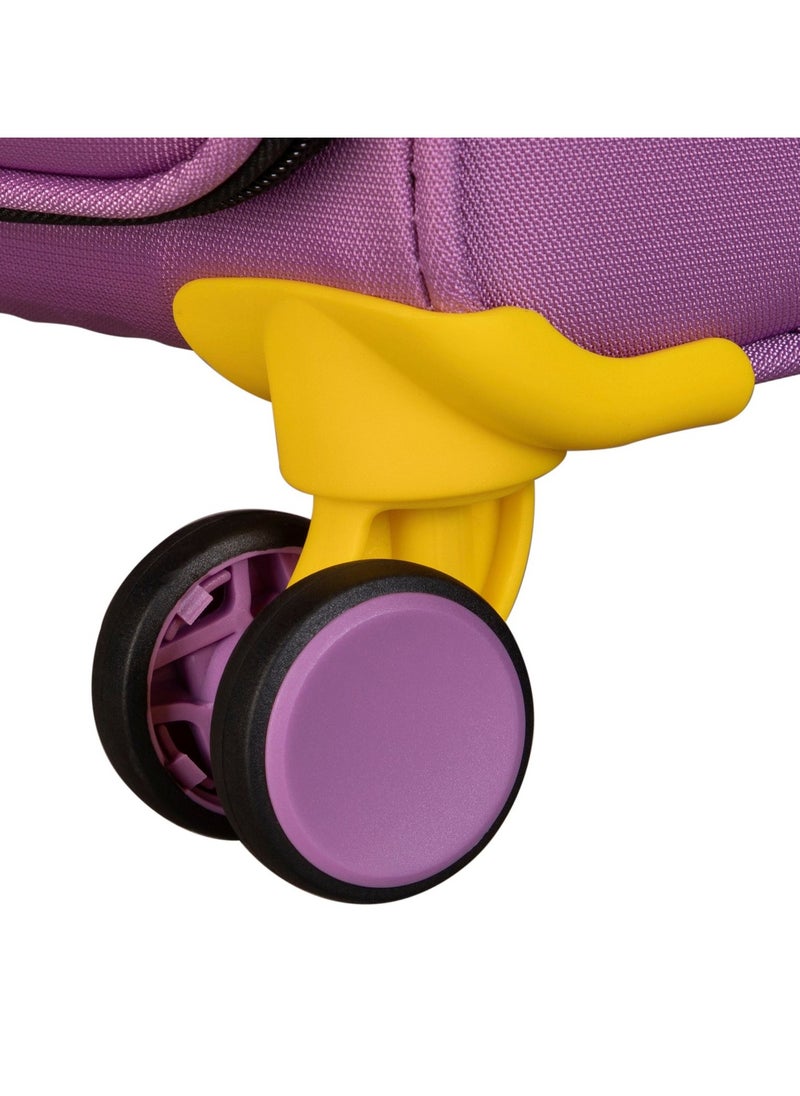 it Luggage - it luggage KIDS Model Mermaid Reef, Kids Unisex Suitcase, Children's Carry-On with Mermaid Design, Polyester Soft Outer Shell Molded EVA, 25Liters, 2.06Kg, Size Under seat, 12-3089-08, Light Pansy - Image 1