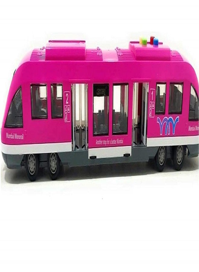 Space Enterprises Monorail Train Toy for Kids, Big Size Train Set for Kids with Light and Sound, Bump and Go Musical Toy Train - Image 4