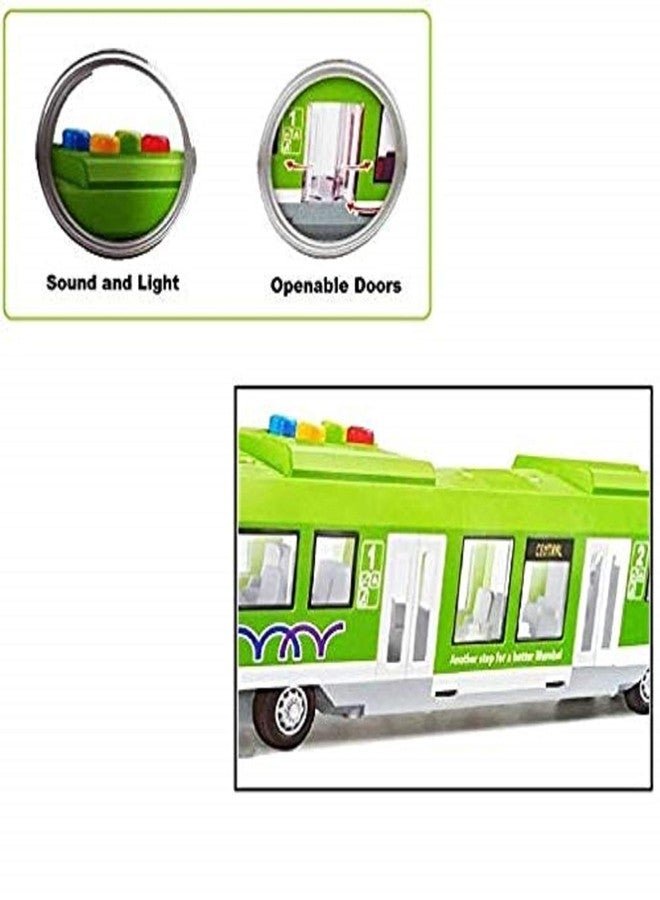 Space Enterprises Monorail Train Toy for Kids, Big Size Train Set for Kids with Light and Sound, Bump and Go Musical Toy Train - Image 3