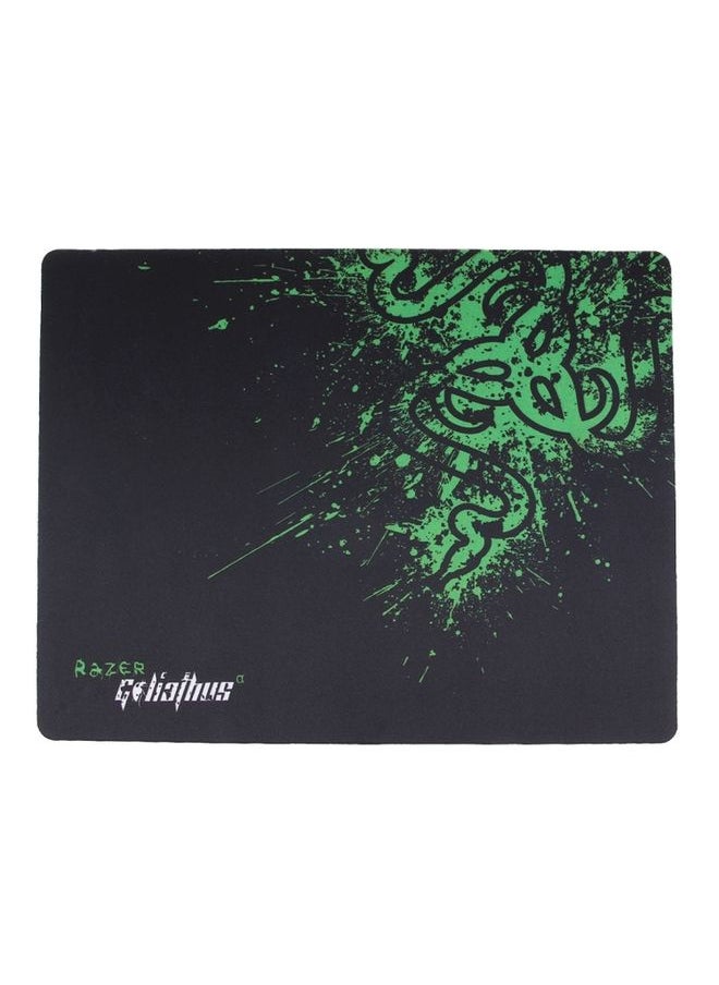 BURAQ Extended Large Slim Anti-Slip Razer Pattern Soft Rubber Smooth Cloth Surface Game Keyboard Mouse Pad Mat, Size: 317 x 244 x 2 mm  - Image 2