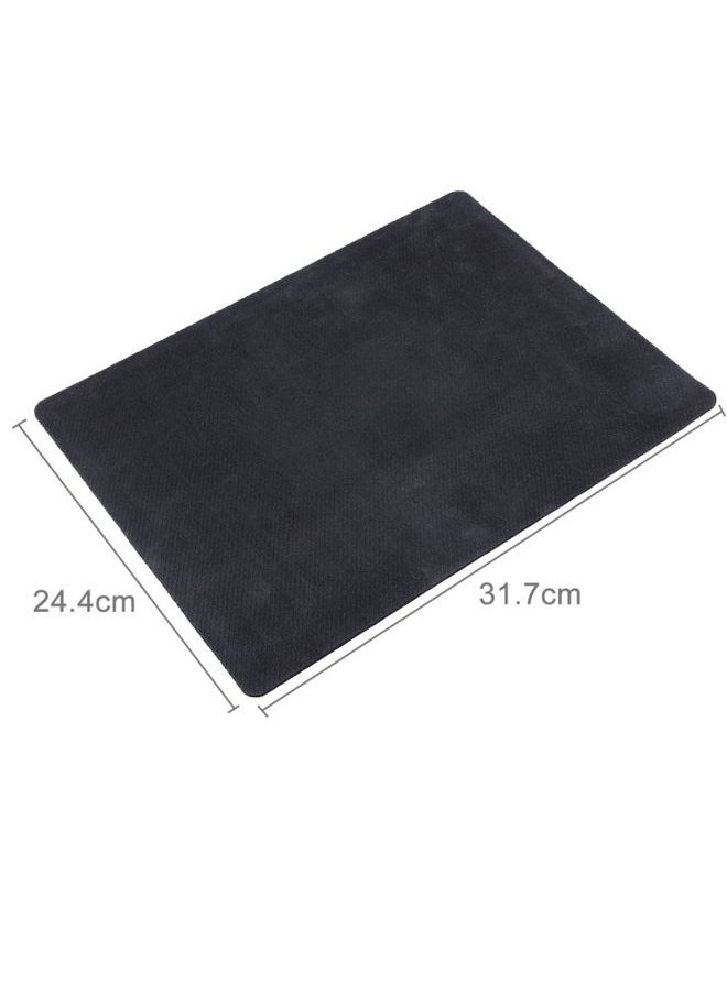 BURAQ Extended Large Slim Anti-Slip Razer Pattern Soft Rubber Smooth Cloth Surface Game Keyboard Mouse Pad Mat, Size: 317 x 244 x 2 mm  - Image 3