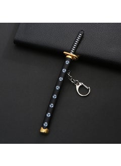One Piece Anime Keychain Creative Metal Sword Gift Katana-White Flower