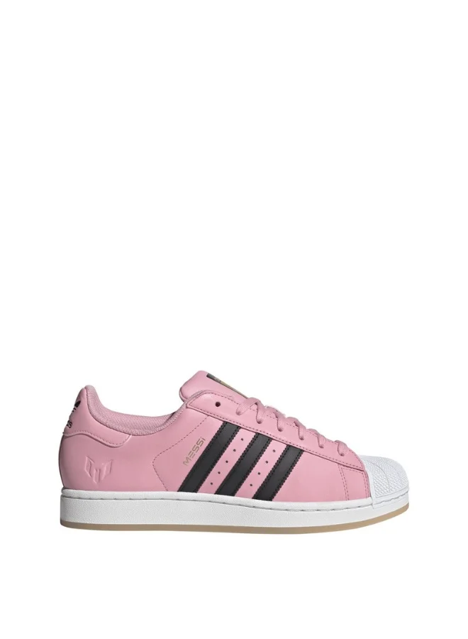 Adidas Adidas Superstar Messi U Pink Football/Soccer Shoes For Unisex