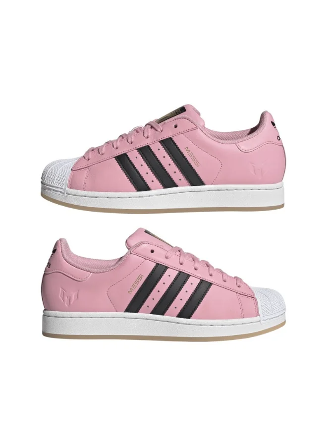 Adidas Adidas Superstar Messi U Pink Football/Soccer Shoes For Unisex