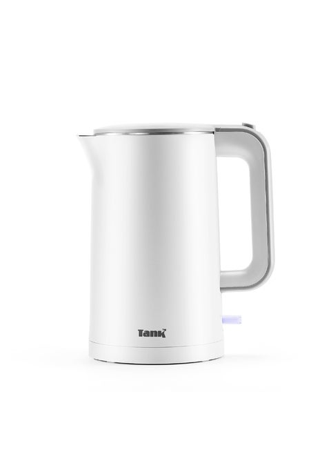 غلاية كهربائية تانك سيف تاتش، 1.5 لتر، 1500 وات، أبيض – GS-EK2417