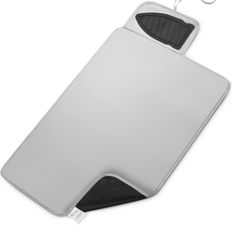 Handy Laundry Portable Ironing Mat - Easily Change Any Flat Surface into an Ironing Board. Features Silicone Slip Resistant Iron Rest to Safely Place Your Hot Iron. Easy to Take Along When Traveling. - Image 1