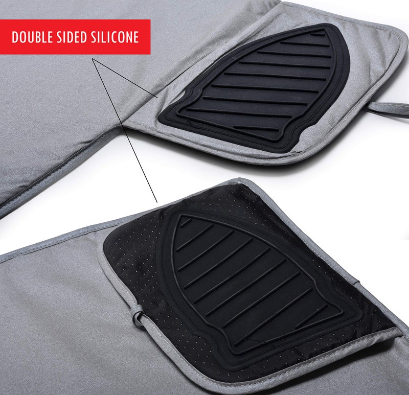 Handy Laundry Portable Ironing Mat - Easily Change Any Flat Surface into an Ironing Board. Features Silicone Slip Resistant Iron Rest to Safely Place Your Hot Iron. Easy to Take Along When Traveling. - Image 2