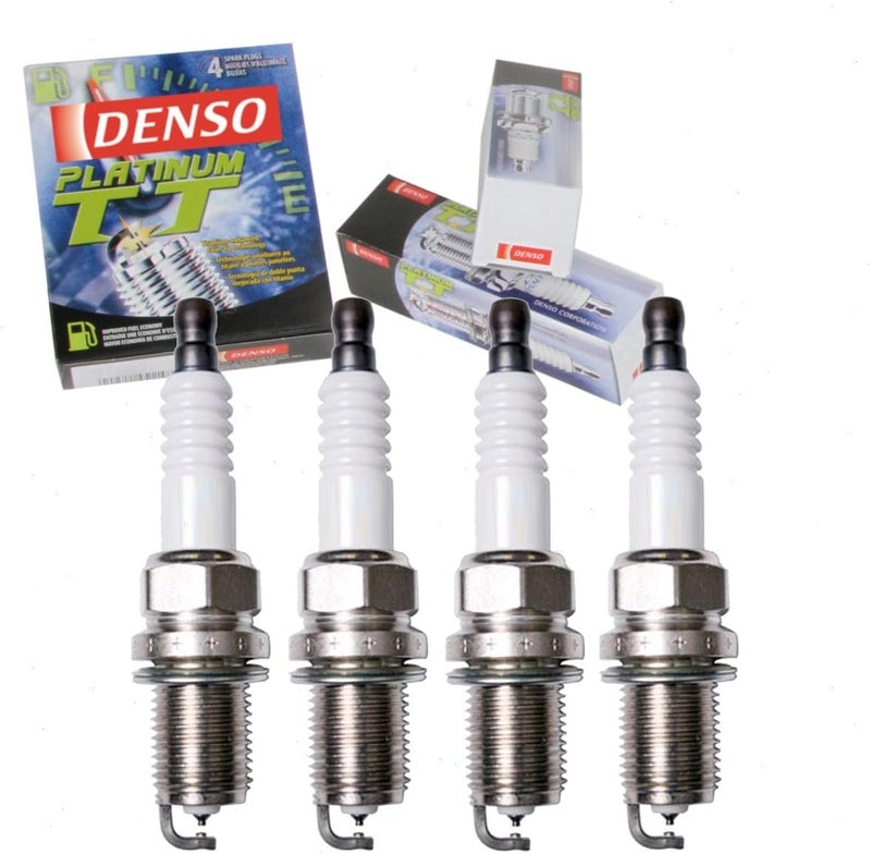 DENSO Platinum TT Spark Plugs - 4 Pack for Toyota Tacoma 1995-2004 - Image 1