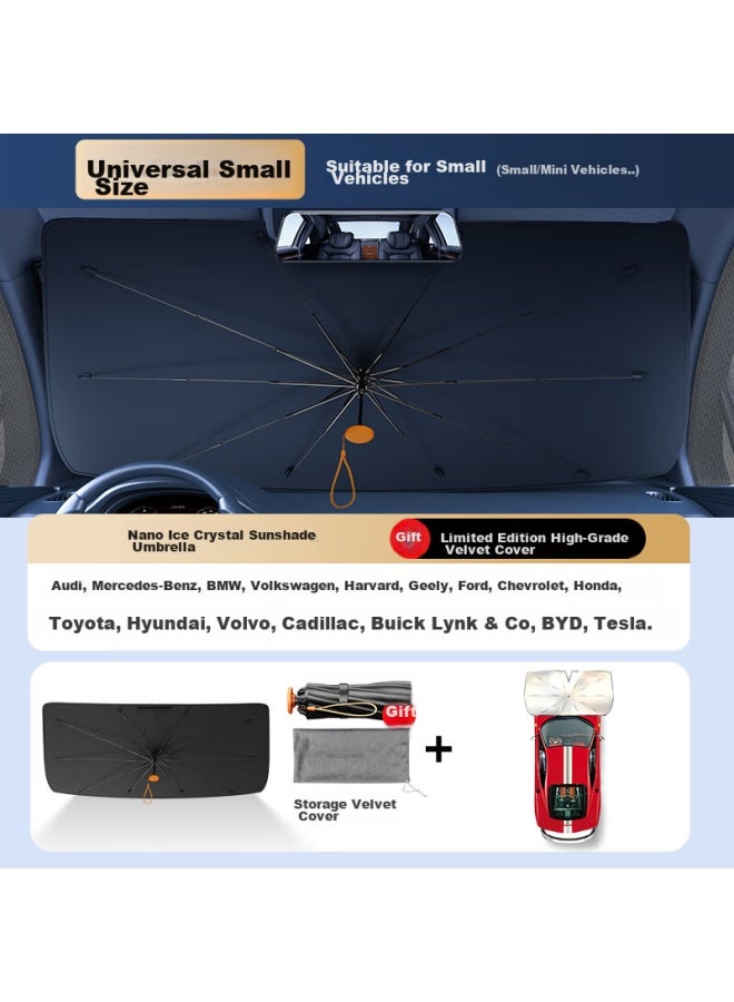 oleiboo Car Sunshade, Window Sunshade, Sun Protection, Heat Insulation, Car Interior, Specialized Front Windshield Sunshade