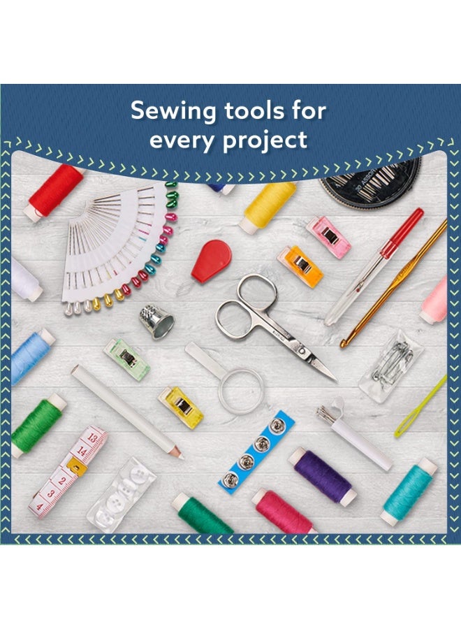 Sewing Kit,94 Large Premium Sewing Supplies, Sewing Supplies and Accessories Contains with Scissors, Measure Tape,Seam Ripper,Suitable for Home, Travel, Beginner, Emergency - Image 5