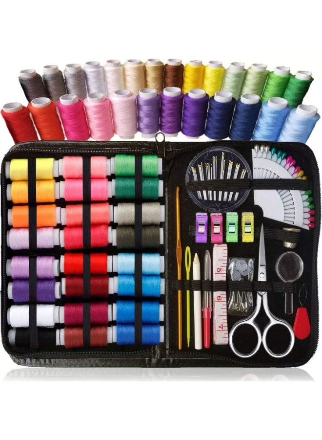 Sewing Kit,94 Large Premium Sewing Supplies, Sewing Supplies and Accessories Contains with Scissors, Measure Tape,Seam Ripper,Suitable for Home, Travel, Beginner, Emergency - Image 1