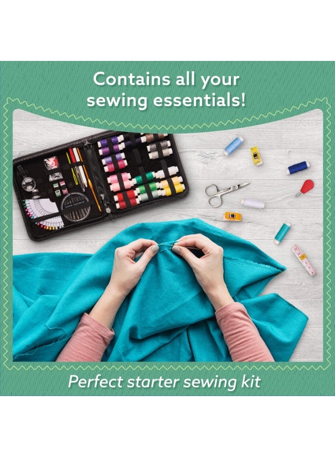 Sewing Kit,94 Large Premium Sewing Supplies, Sewing Supplies and Accessories Contains with Scissors, Measure Tape,Seam Ripper,Suitable for Home, Travel, Beginner, Emergency - Image 3