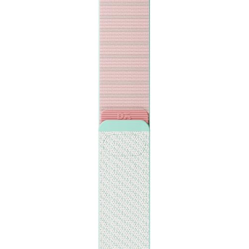 DailyObjects Modern Mint Track Nylon Watch Strap Compatible with Apple Watch Series11/10 46mm|Ultra 3/2 and Ultra-49mm |9/8/7 (45mm) | Series SE3/SE2/SE/6/5/4 (44mm) -Watch Not Included - Image 2
