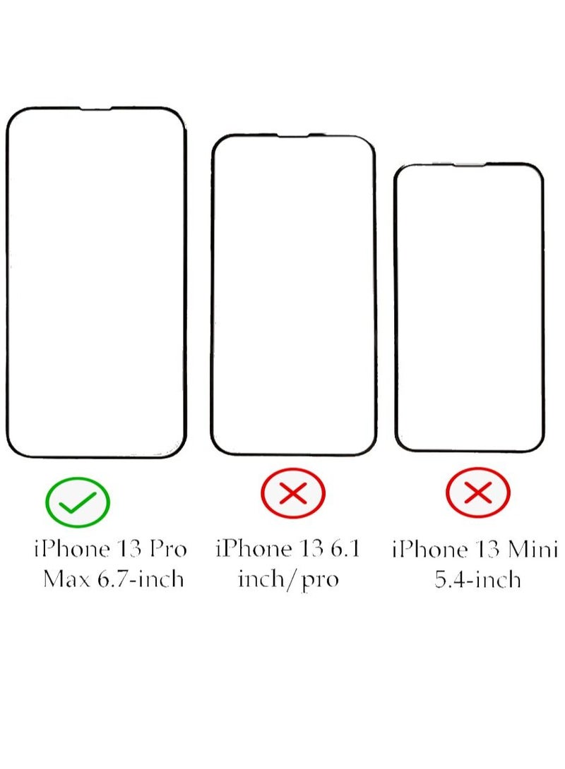 BORTONY Tempered Glass Screen Protector for Apple iPhone 13 Pro Max 6.7 Inch - Image 4