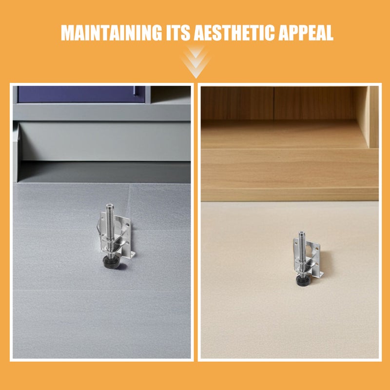 4pcs Heavy Duty Adjustable Furniture Leveling Feet Anti Cabinet Legs Risers Support Feet for Tables Workbenches Wardrobes - Image 2