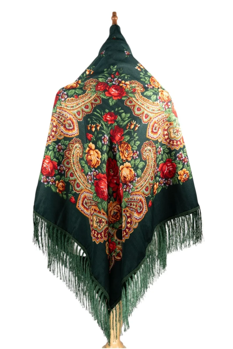 دىدانيالا Karina Women's Eastern European Cotton Tassel Shawl