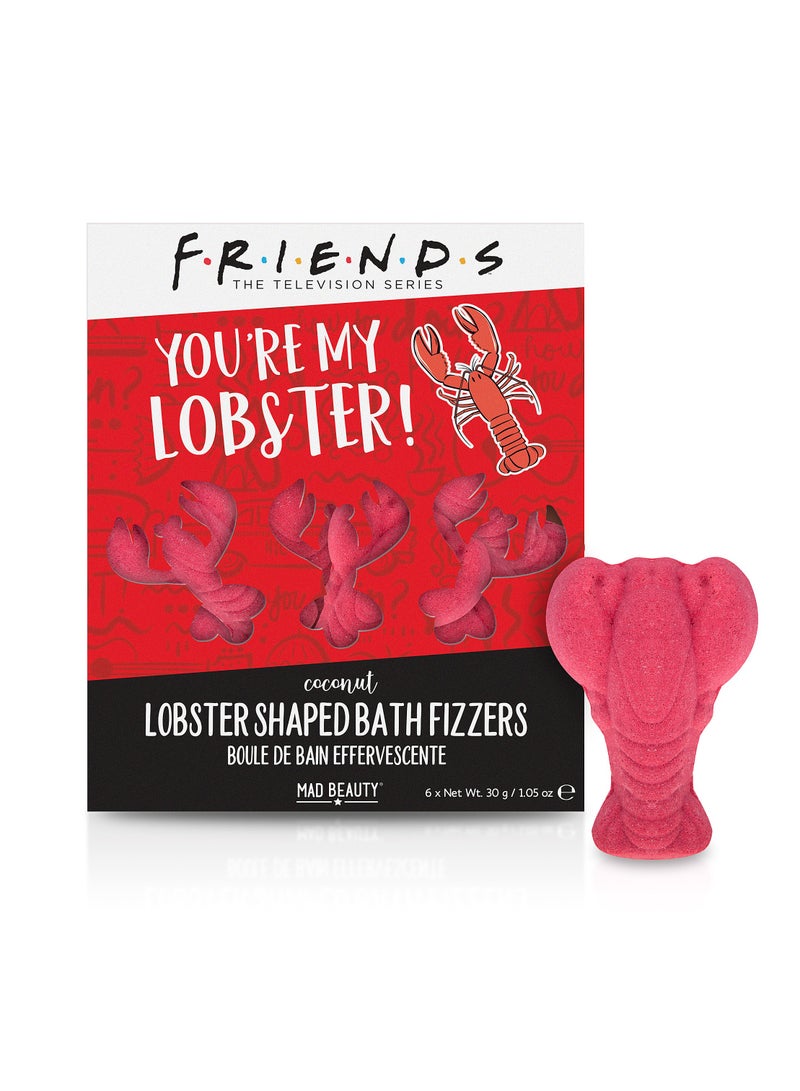 Mad Beauty Warner Friends Lobster Bath Fizzers - 6pc - Image 1